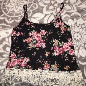 Floral crop top